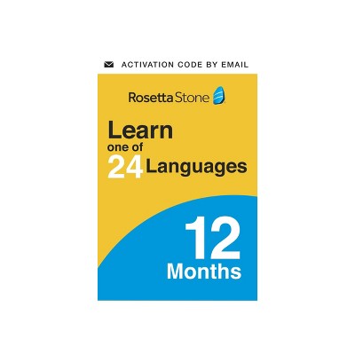 Rosetta Stone Learn ONE of 24+ Languages with 12 Month Access (Electronic Software Download)