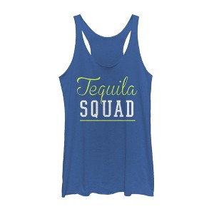 Women's CHIN UP Tequila Squad Racerback Tank Top - 1 of 3