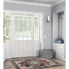 HomeStock Washable Bryant Ivory/Burgundy 3x5, Traditional, Machine Woven with Printed Designs - 2 of 4