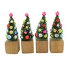 Cody Foster 6.25 In Noel Toy Block Trees Small Trees With Ornaments Tree Sculptures - 2 of 3