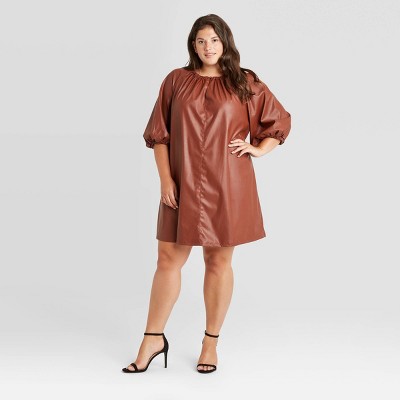 target leather dress