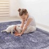 NAYSAYE Washable Rug 2' x 3' Soft Low Pile Doormat Non Slip Machine Washable Indoor Entry Rug for Kitchen Bathroom Hallway, Dark Gray - 2 of 4