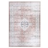 COZONY  Low Pile Area Rug, Non-Slip Vintage Distressed Throw Rug, Ultra Soft Indoor Floor Cover for Bedroom and Dining Room - 4 of 4