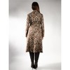 Jess by Meiko Women's Animal Print Trench Coat - 4 of 4