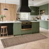Scalloped Pattern Rugs for Living Room Bedroom Soft Non Slip Low Pile Throw Carpet Washable Foldable Area Rug - 2 of 4
