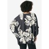 Roaman's Women's Plus Size Georgette Duster - 3 of 4