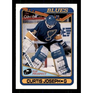 Curtis Joseph Rookie Card 1990-91 O-Pee-Chee #51 - 1 of 2