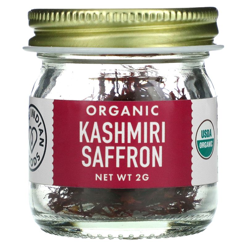 Pure Indian Foods Organic Kashmiri Saffron, 2 g, 1 of 3