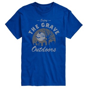 Men's - Instant Message - Enjoy The Grave Outdoors Short Sleeve Graphic T-Shirt - 1 of 4