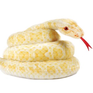 Alba the Albino Burmese Python - 100 Inch Stuffed Animal Plush - by Viahart - 1 of 4
