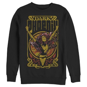 Men's Marvel X-Men Dark Phoenix Crest Sweatshirt - 1 of 3