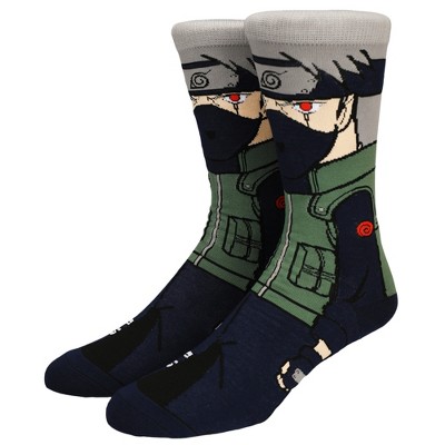 Naruto Kakashi Animigos 360 Crew Socks For Men : Target