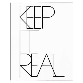 22" x 28" Keep it Real by Nikki Chu Canvas Art Print - Masterpiece Art Gallery