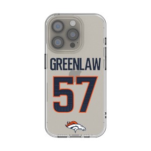 NFL Denver Broncos Players Game Tactic Clear Cell Phone Case for Apple iPhone - 1 of 4