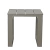 INFURNIC Patio End Tables Versatile Aluminum Accent Table with Modern Geometric Pattern, Tan, 21.3"*21.5"*20.5" - 3 of 4
