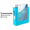 Staples Standard 1 3-Ring View Binder Teal 58655 - 3 of 4