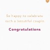 First Comes Love' Wedding Card - 3 of 4