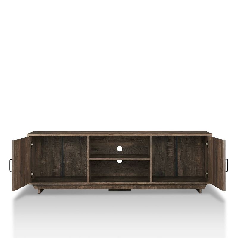 Fraire Contemporary TV Stand for TVs up to 60&#34; Reclaimed Oak - HOMES: Inside + Out, 5 of 9