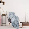 PiccoCasa Luxury Shaggy Faux Fur Fleece Soft Warm Reversible Tie-dye Blankets - 2 of 4