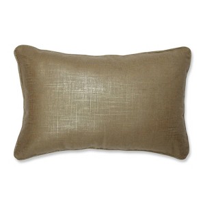 Alchemy Linen Copper Lumbar Throw Pillow Copper - Pillow Perfect - 1 of 4
