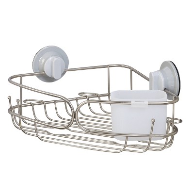 Idesign Everett Push Lock Suction Soap Dish Silver : Target