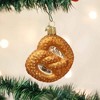 Old World Christmas 3.0 Inch Pretzel Glass Ornament Glitter Salted Tree Ornaments - 3 of 3
