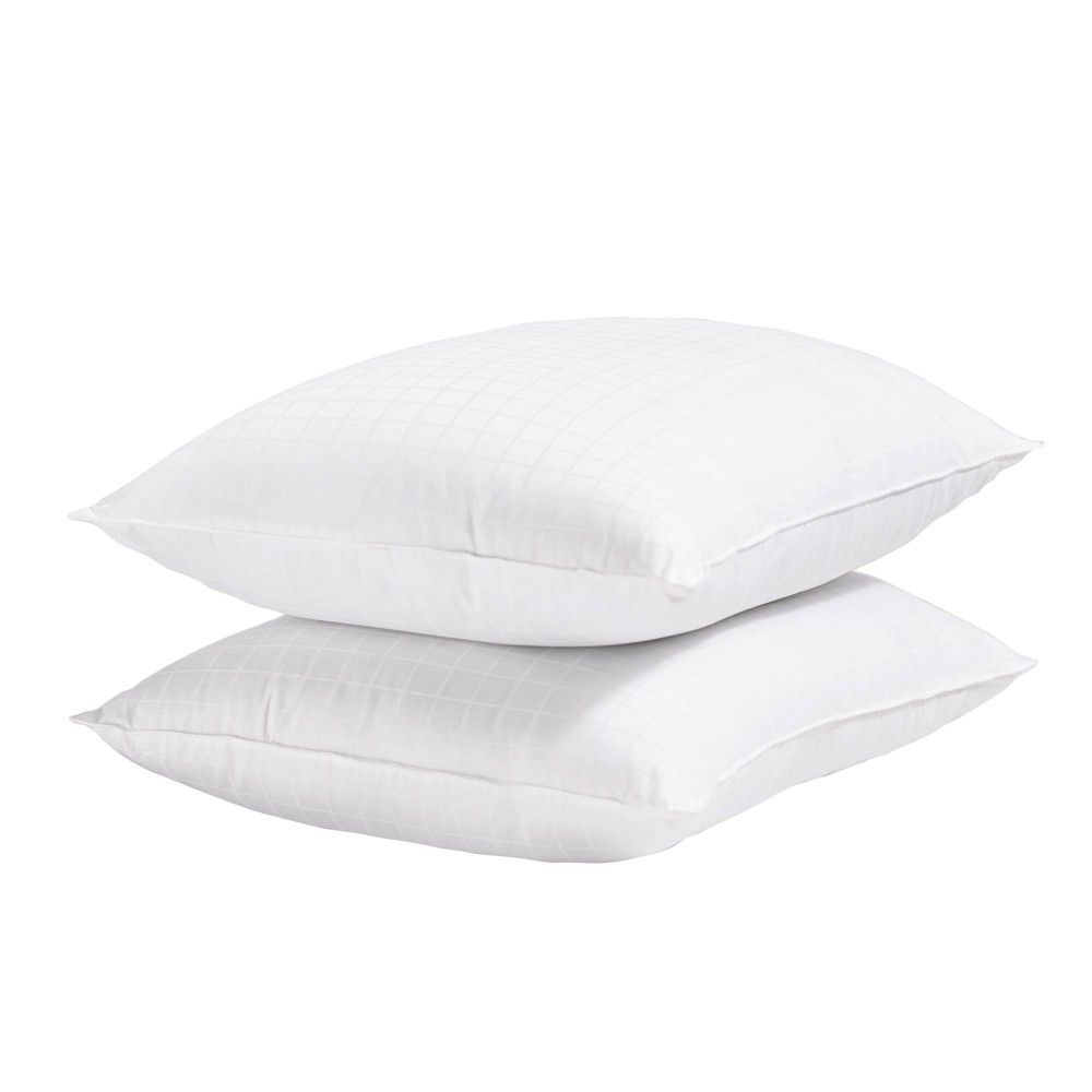 Candice Olson Machine Washable Down Alt Medium Pillows 2 pack - White (Standard)