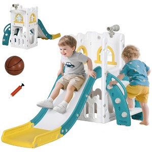 Toddler Slide Set, Kids Playground for Toddlers Indoor Outdoor - 1 of 4
