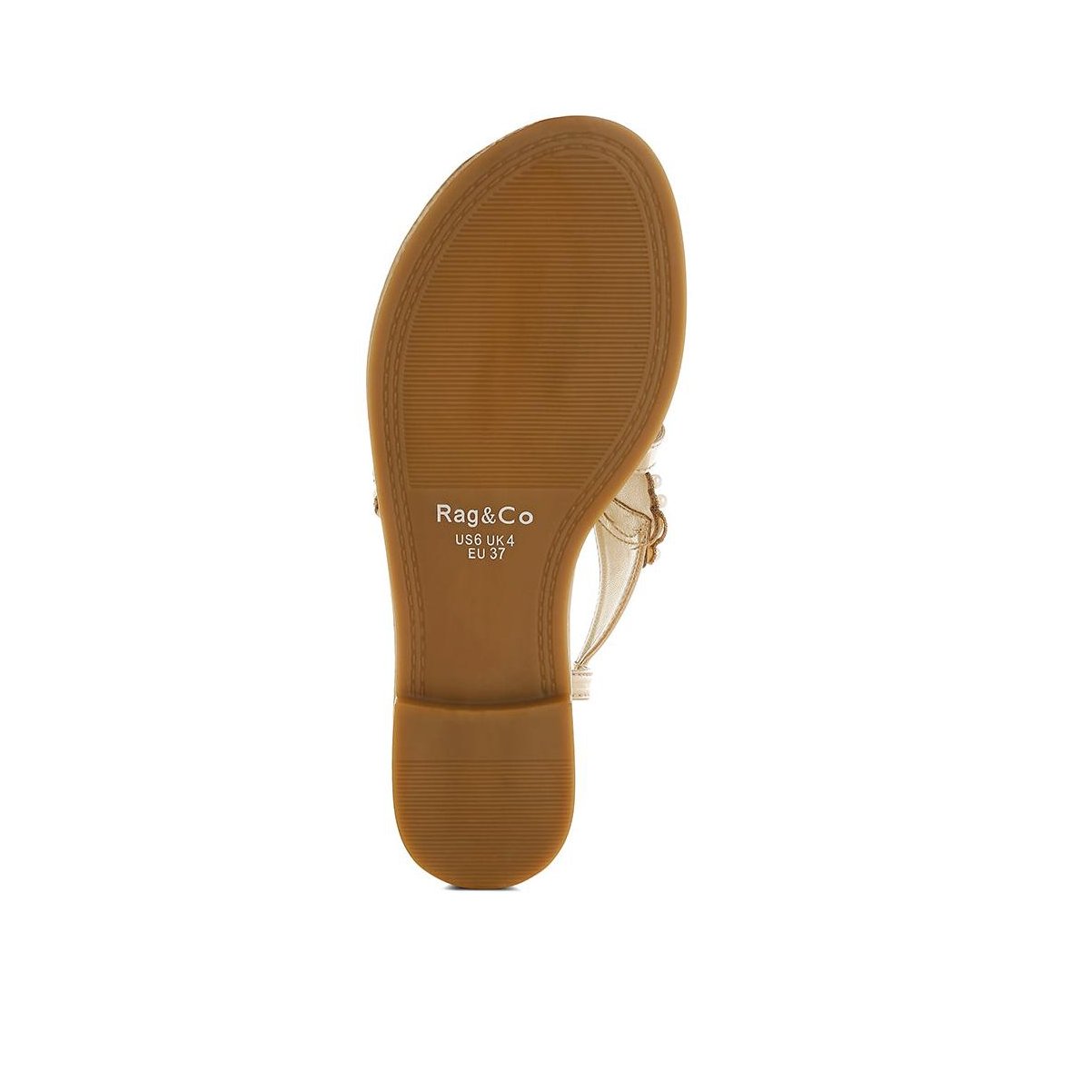 Обувь Rag & Co Womens Opazie Metallic Pearl Embellished Flats 7 — фото 6
