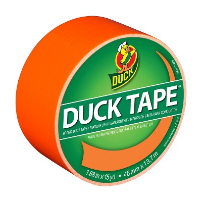 Duck 1.88" x 15yd Duct Industrial Tape Neon Orange
