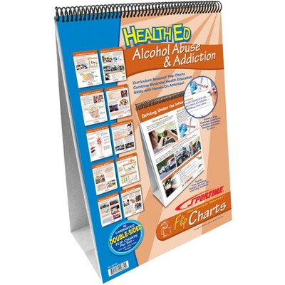 Sportime Alcohol Abuse and Addiction Flip Chart Set, Grades 5 through 12