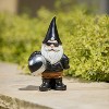 Evergreen 10"H Motorcycle Gnome- Fade and Weather Resistant Outdoor Decor for Homes, Yards and Gardens - 3 of 4