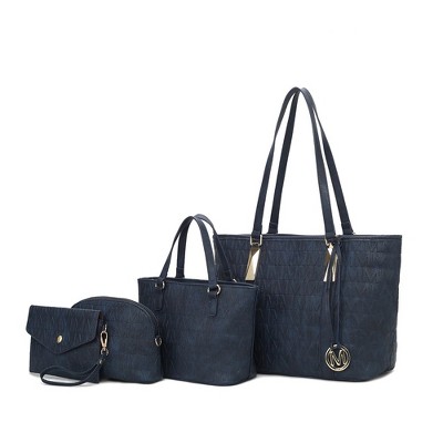 MKF Collection Arya Signature Vegan Leather Tote Bag for Women Versatile Handbag Purse by Mia K