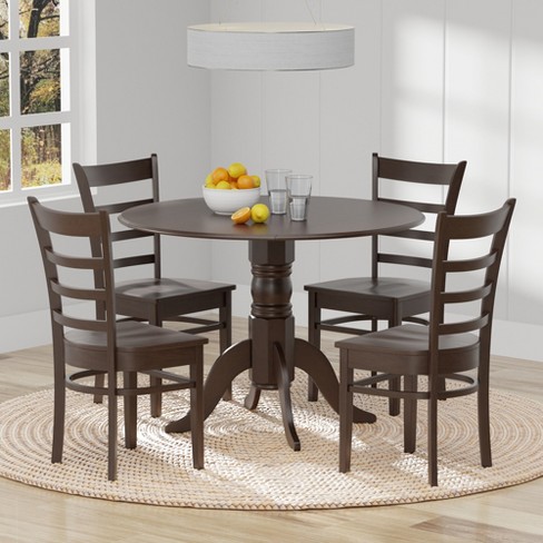 Drop leaf table and 6 online chairs