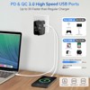Itopfox Universal Travel Adapter with Fast Charging, PD 3.0 USB-C & USB-A Ports, All-in-One International Power Plug for Europe, USA, UK, AUS - 2 of 4