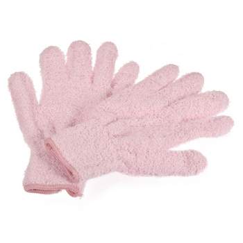 Microfiber Dusting Gloves , Dusting Cleaning Glove for Plants, Blinds,  Lamps,and Small Hard to Reach Corners (Blue 2 Pairs) 