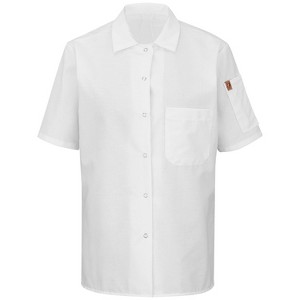 Red Kap Women's Short Sleeve Cook Shirt With Oilblok + Mimix - 1 of 1