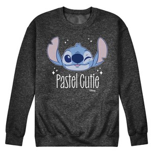 Men's - Disney - Lilo & Stitch Graphic Fleece Sweatshirt - 1 of 4