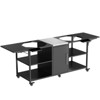 Heavy-Duty Outdoor Grill Cart with Stainless Steel Countertop, Ample Storage, Compatible with Green Egg, Kamado Joe 18" and Other Ceramic Grills - 2 of 4