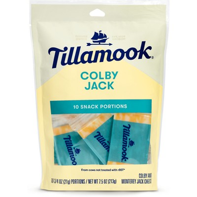 Tillamook Colby Jack Cheese Snacks - 7.5oz/10ct