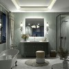 Apmir Super Bright 192 LEDs/m Back LED Lighted Anti-Fog Tempered Glass Bathroom/Vanity Mirror with ETL & 3-Year Warranty - 2 of 4