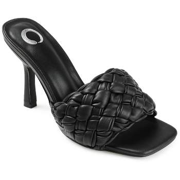 Journee Collection Womens Jess Ankle Wrap Low Block Heel Sandals