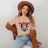Simply Sage Market Women's Pig and Bandana Short Sleeve Graphic Tee - 2 of 3