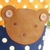 Slickblue Cute Bear Hand-Appliqued Tote Bag for Kids —Multi Color & Sizes, Shoulder Strap, Interior Pocket - 3 of 3