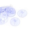 Unique Bargains Kitchen Bathroom Glass Windows Suction Cup Vacuum Hooks Clear 10 Pcs - 3 of 4
