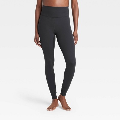 Women's Simplicity Mid-Rise Leggings - All in Motion Charcoal Size Medium