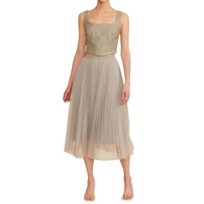 Women's Sharlene Pleated Tulle Skirt - LUCY PARIS