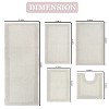 Home Weavers Luxury Collection 100% Cotton Tufted Bathroom Rug Set, Non-Slip Latex Bath Rug Set - 3 of 4