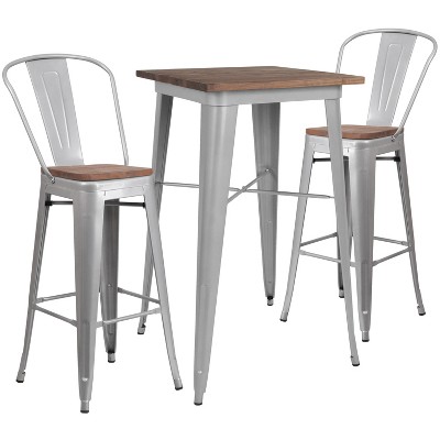 target bar table and stools