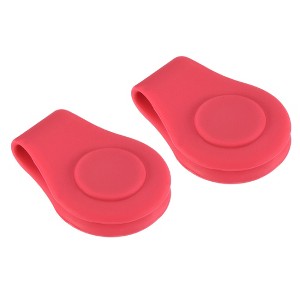 Unique Bargains Silicone Cap Clamp with Magnetic Removable Golf Hat Clips 2 Pcs - 1 of 4